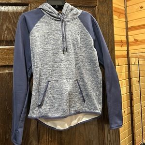 Blue Under Armour heat gear sweatshirt.  Size medium